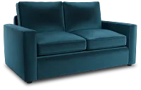 Siesta Joya Teal Fabric Innerspring Sleeper