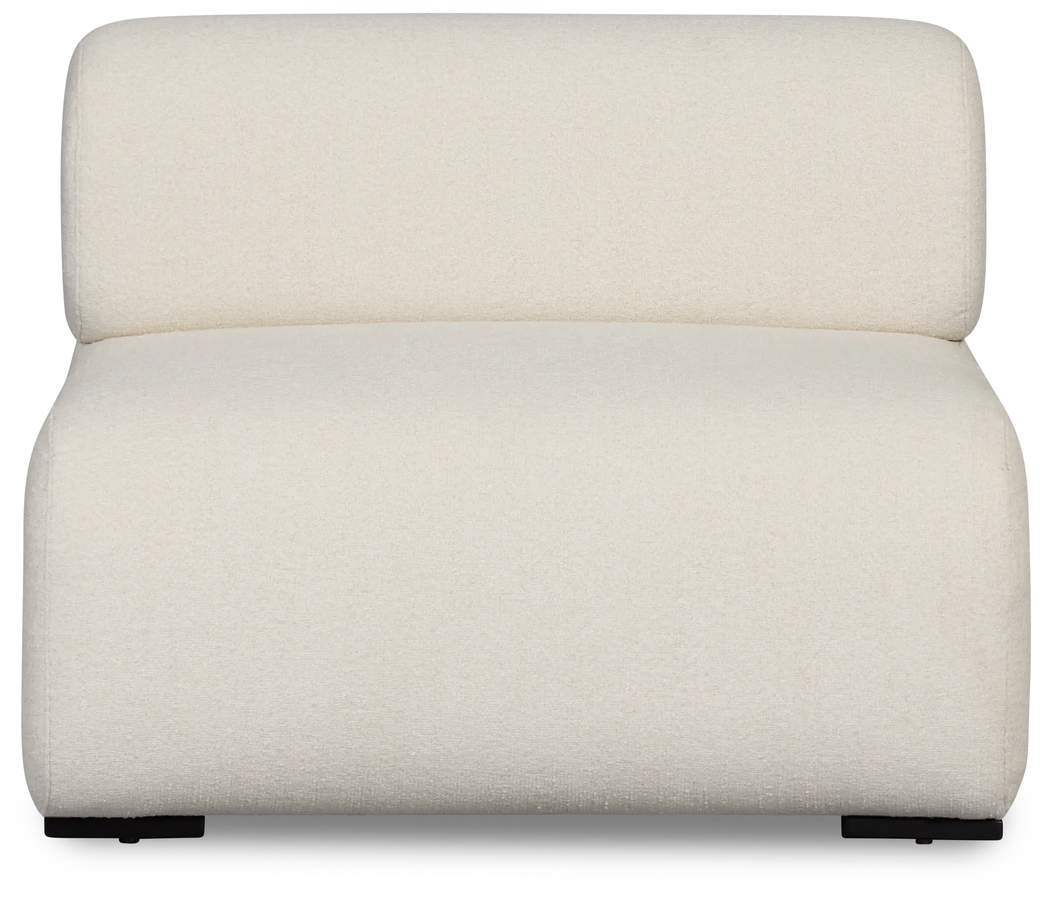 Celeste Light Beige Fabric Armless Chair Celeste Light Beige Fabric Armless Chair