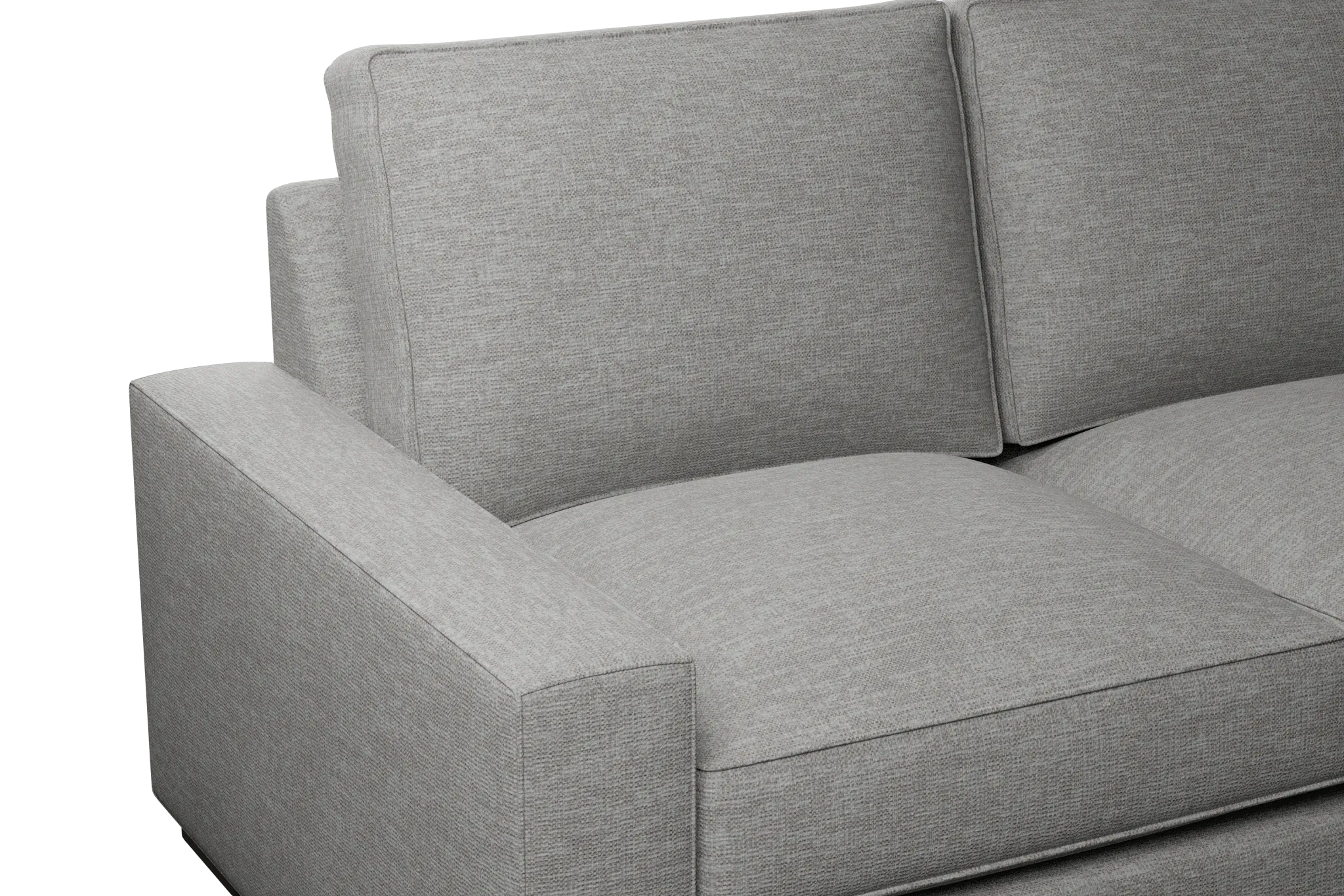 Edgewater Victory Gray Right Chaise Sectional