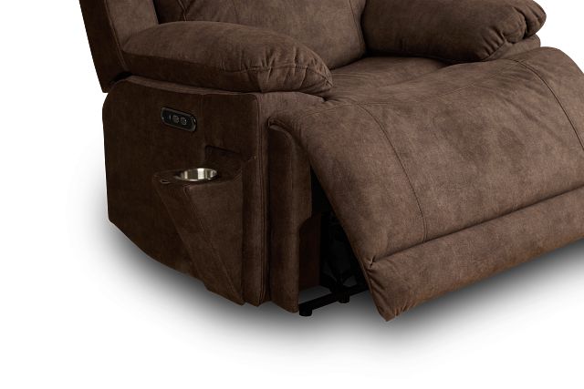 Benson Brown Micro Power Recliner