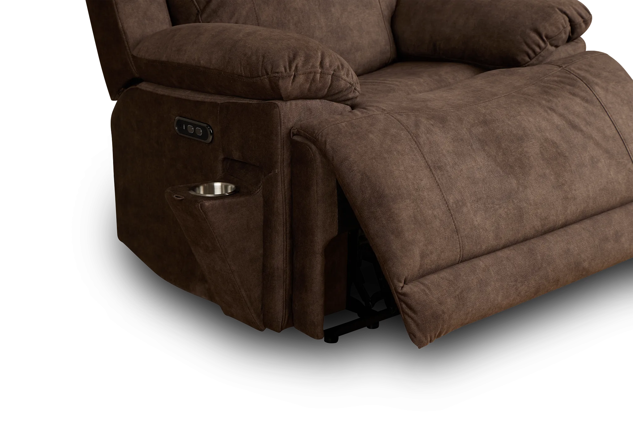 Benson Brown Micro Power Recliner