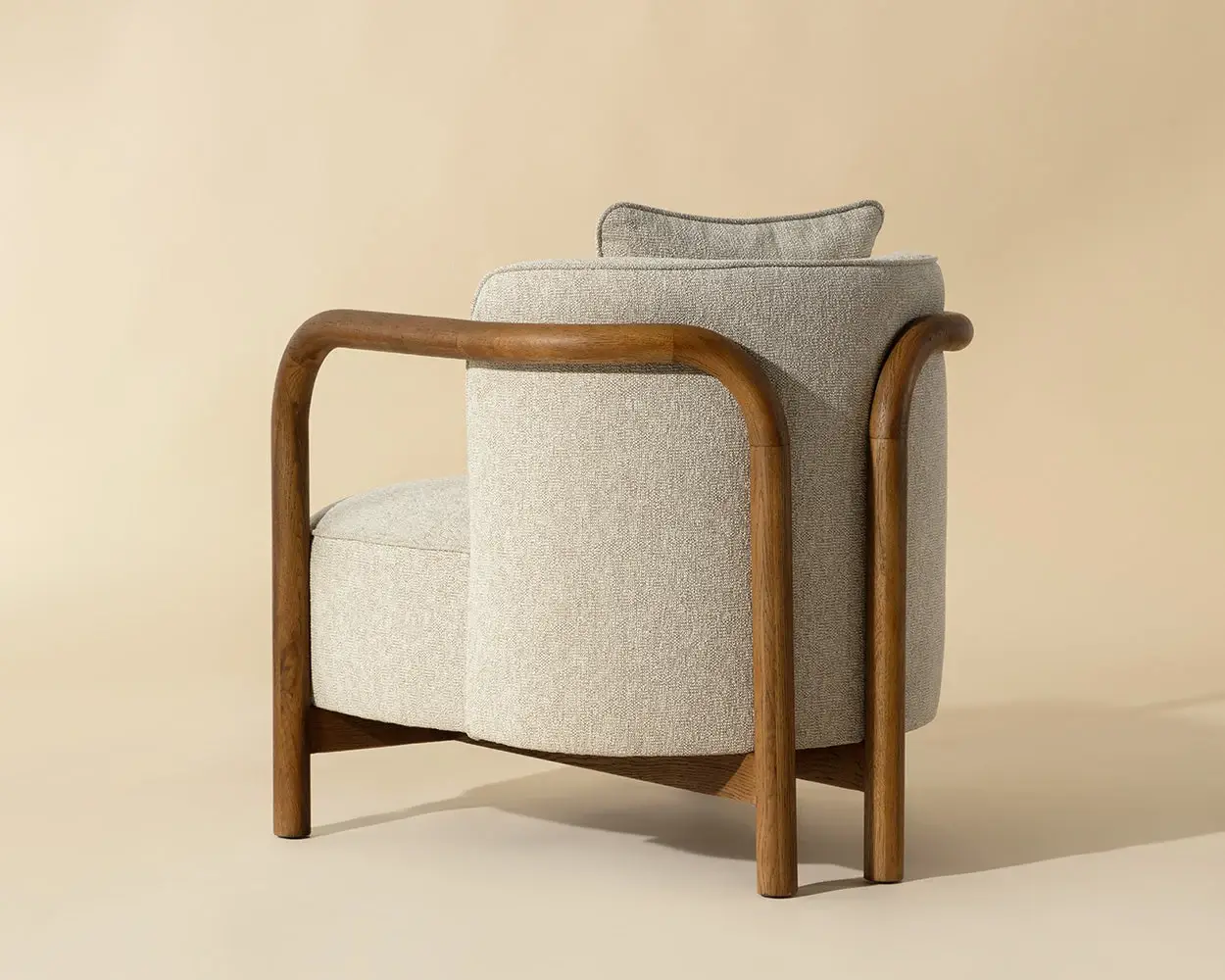 Marteen Light Taupe Fabric Accent Chair Marteen Light Taupe Fabric Accent Chair