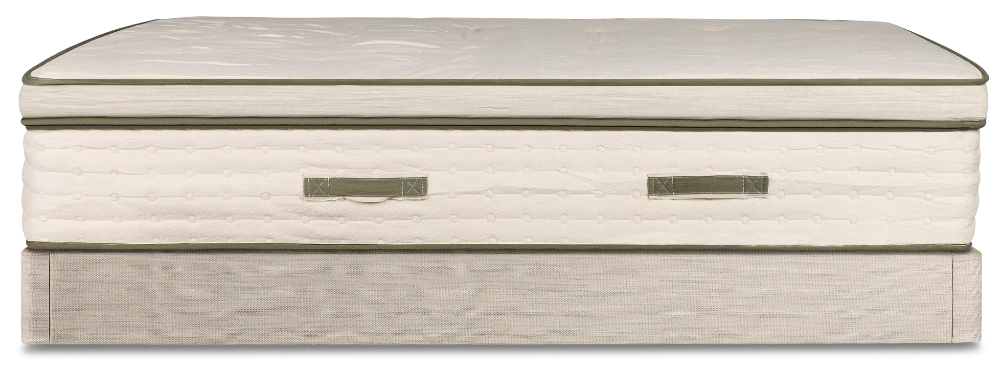 Avocado Green Plush Mattress Set