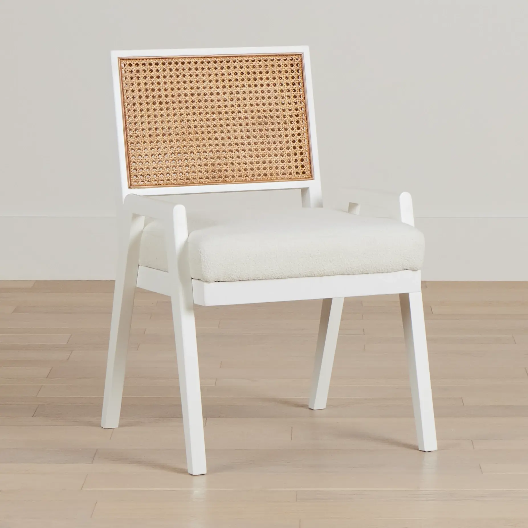 Malibu White Woven Upholstered Arm Chair Malibu White Woven Upholstered Arm Chair
