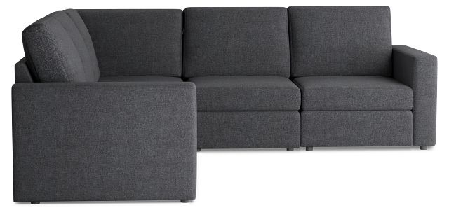 Citymod Dark Gray Fabric Small Two-arm Sectional