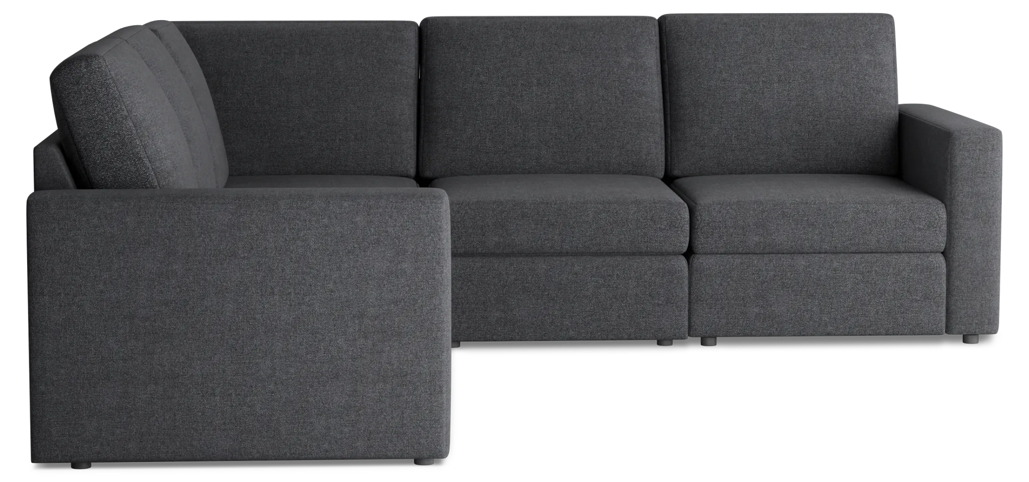Citymod Dark Gray Fabric Small Two-arm Sectional