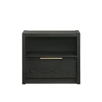 Finian Black Nightstand
