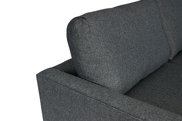 Noah Dark Gray Fabric Medium Two-arm Sectional
