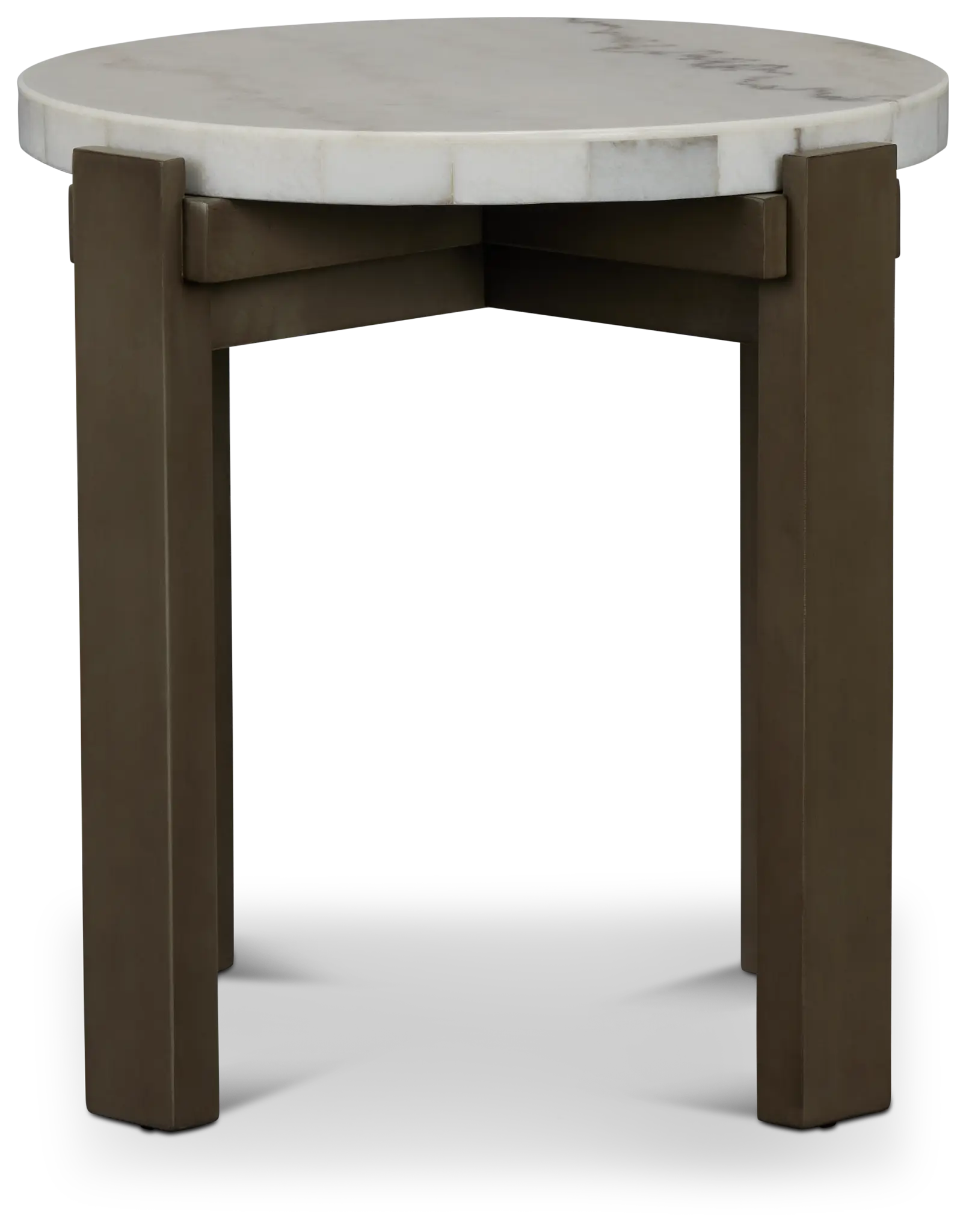 Kaleb White Marble End Table Kaleb White Marble End Table