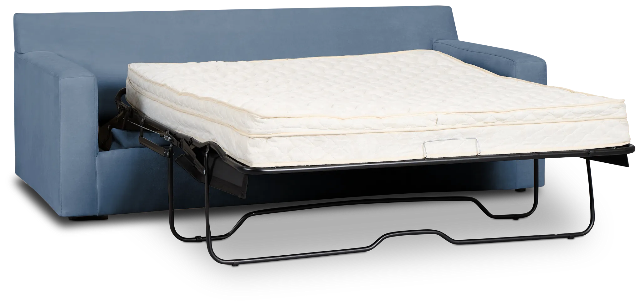 Hudson Blue Fabric Innerspring Sleeper