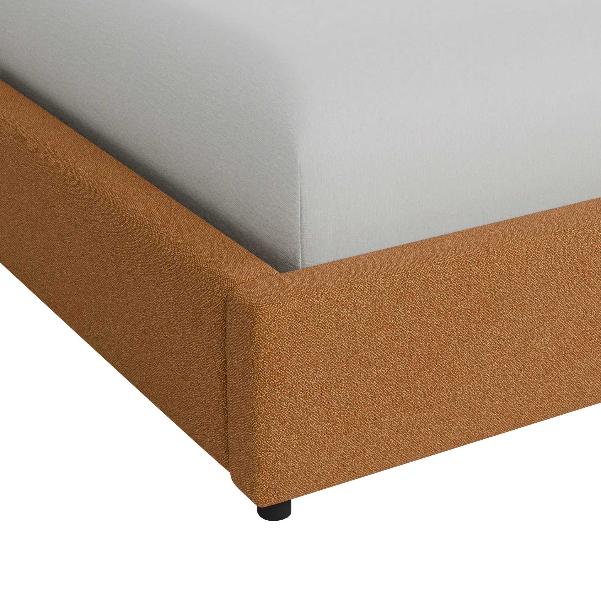 Grayton Merino Taupe 44" Upholstered Platform Bed Grayton Merino Taupe 44" Upholstered Platform Bed