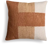 Kasila Brown 22" Square Accent Pillow