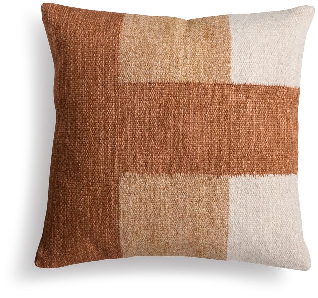 Kasila Brown 22" Square Accent Pillow