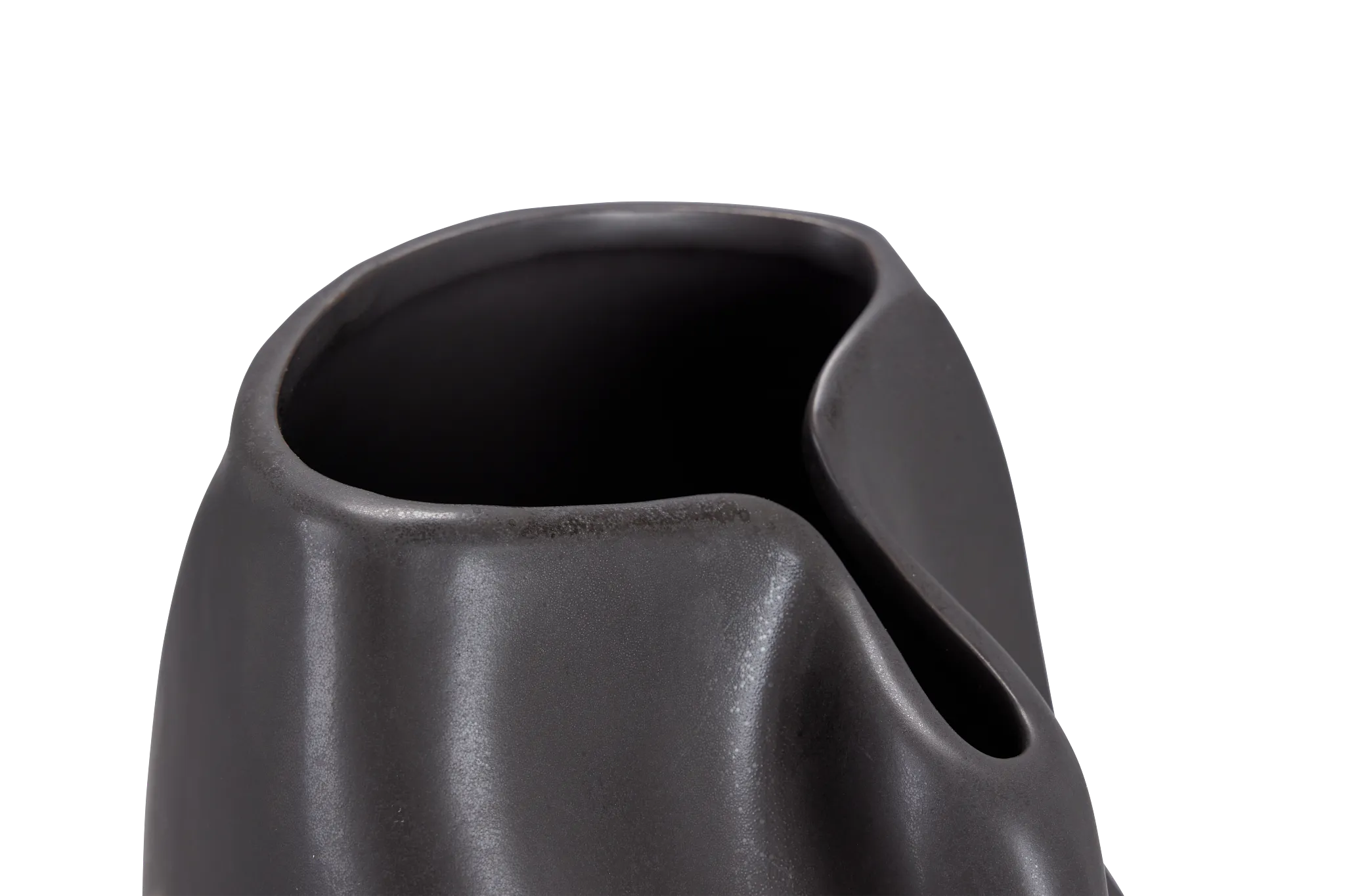 Honor Black Ceramic Vase