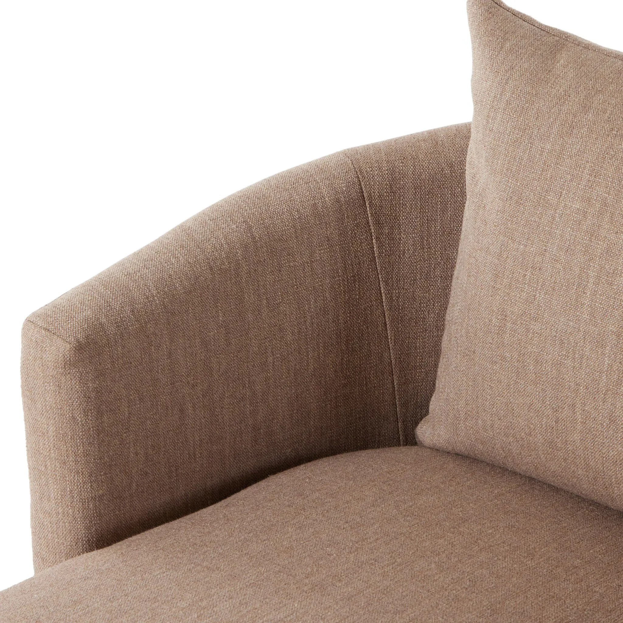 Four Hands Staci Beige Fabric Accent Chaise