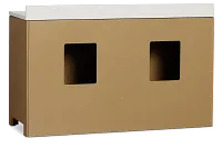 Delray Light Tone 60" Double Bathroom Vanity