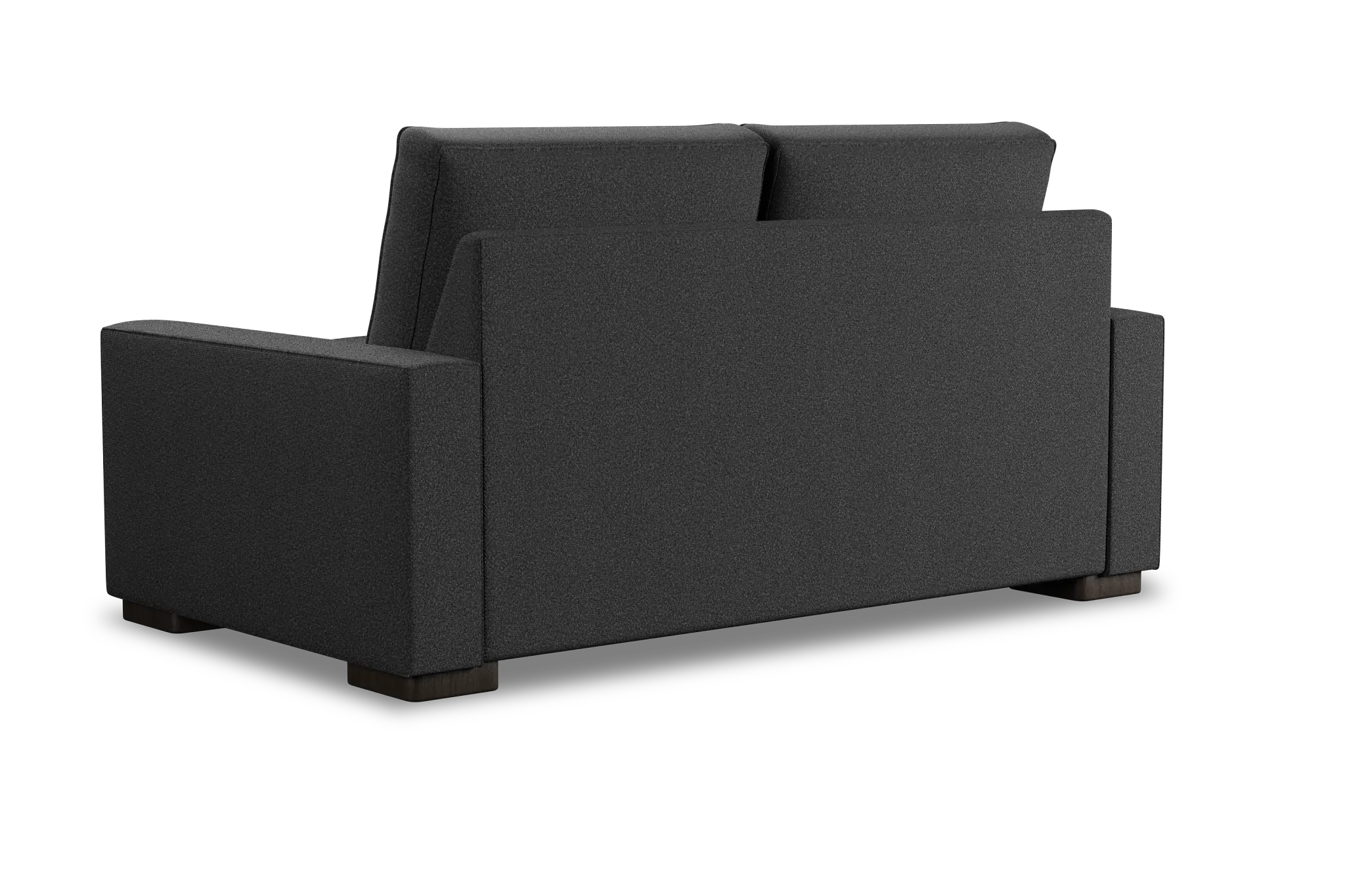 Edgewater Delray Dark Gray Loveseat Edgewater Delray Dark Gray Loveseat