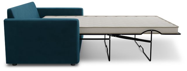 Siesta Joya Teal Fabric Innerspring Sleeper