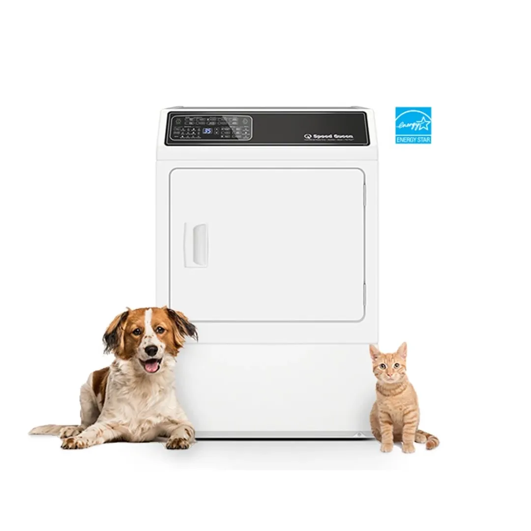 Speed Queen 7004 Series White Front Load Electric Dryer