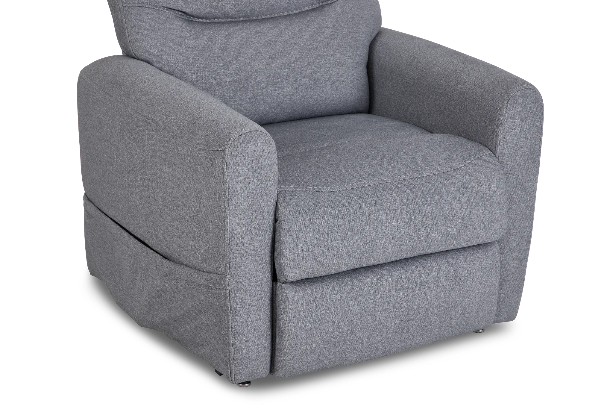 Canton Gray Fabric Power Lift Recliner