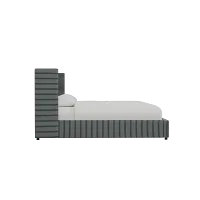 Captiva Lucy Navy 48" Upholstered Shelter Bed
