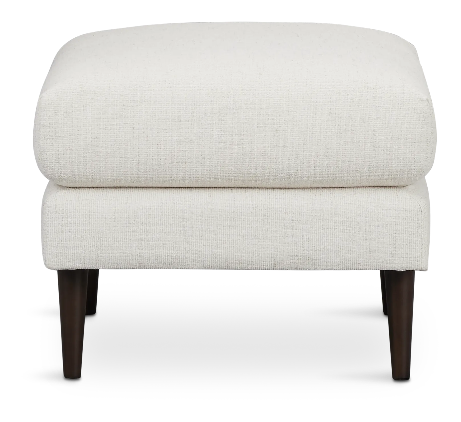 Easton Light Beige Fabric Ottoman