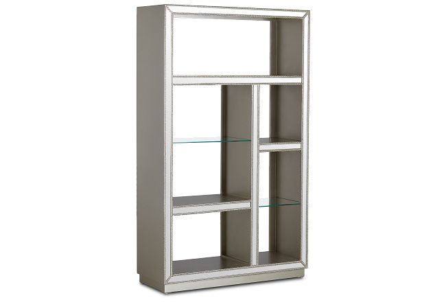 Hilary Silver Mirrored Etagere