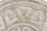 Rusty White Small Tabletop Accessory