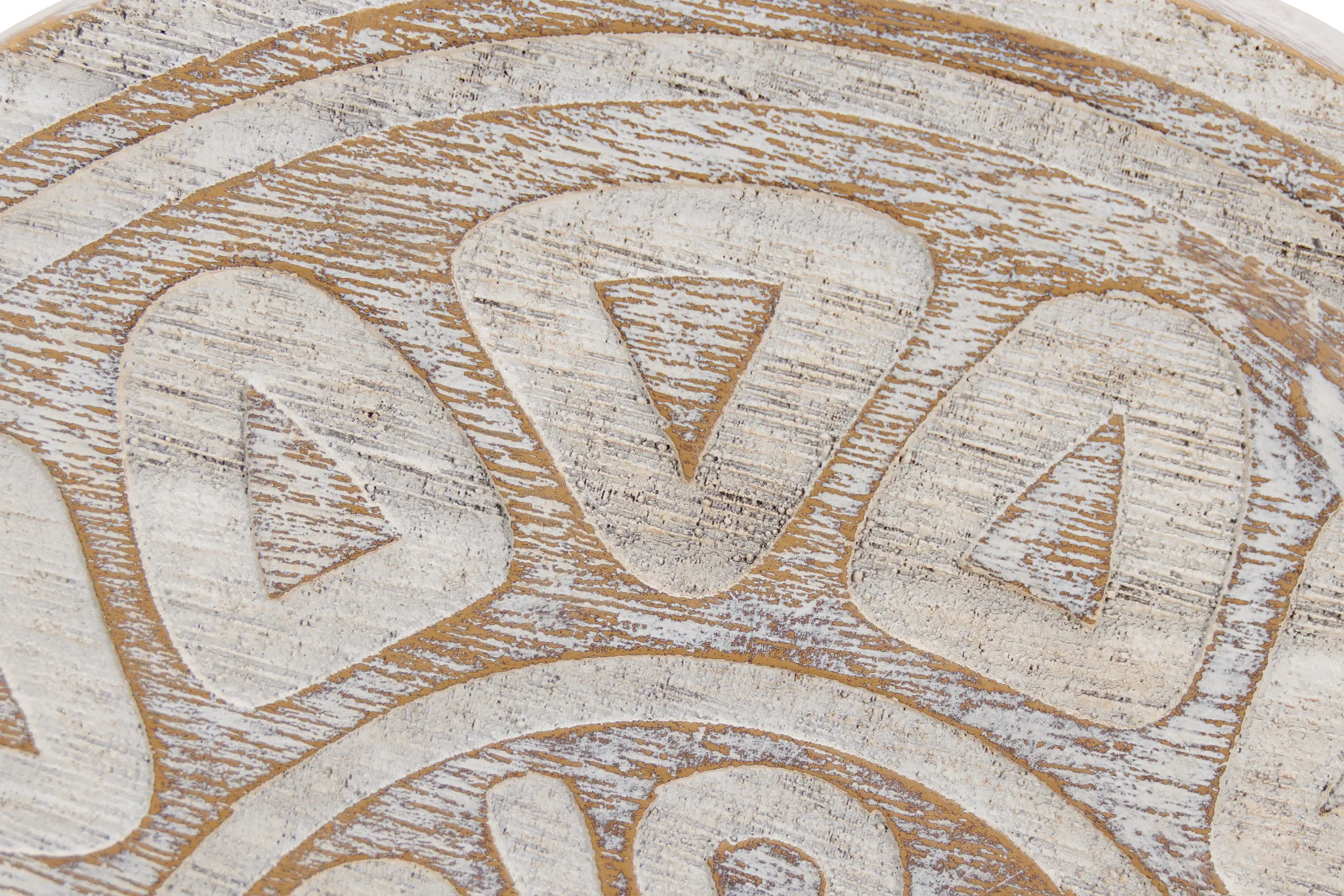 Rusty White Small Tabletop Accessory