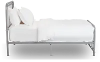 Rory Gray Metal Panel Bed
