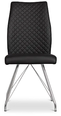 Lima Black Upholstered Side Chair