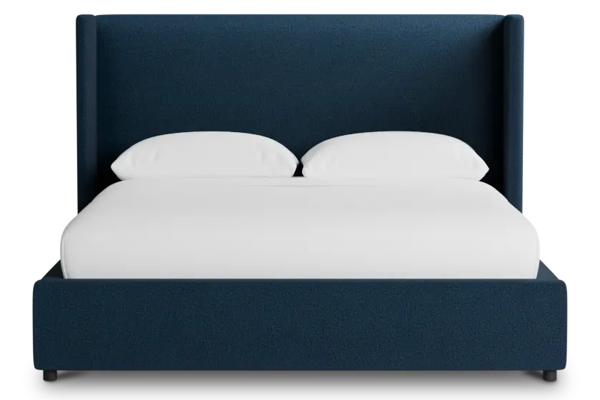 Captiva Elite Navy 48" Upholstered Shelter Bed Captiva Elite Navy 48" Upholstered Shelter Bed