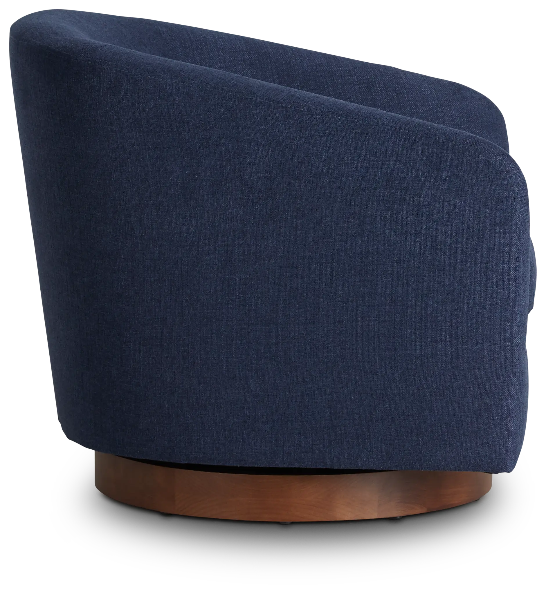 Paloma Dark Blue Micro Swivel Accent Chair Paloma Dark Blue Micro Swivel Accent Chair