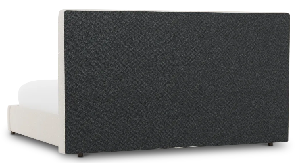 Grayton Suave Beige 54" Upholstered Platform Bed