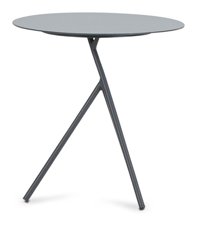 Ibiza Dark Gray Low Accent Table