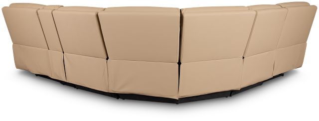 Rhett Taupe Micro Small Two-arm Power Reclining Sectional