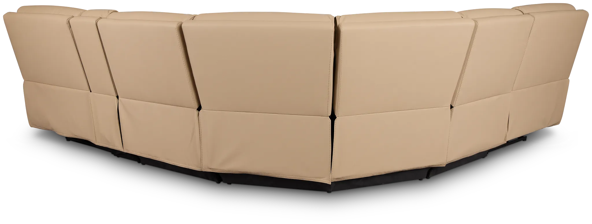 Rhett Taupe Micro Small Two-arm Power Reclining Sectional