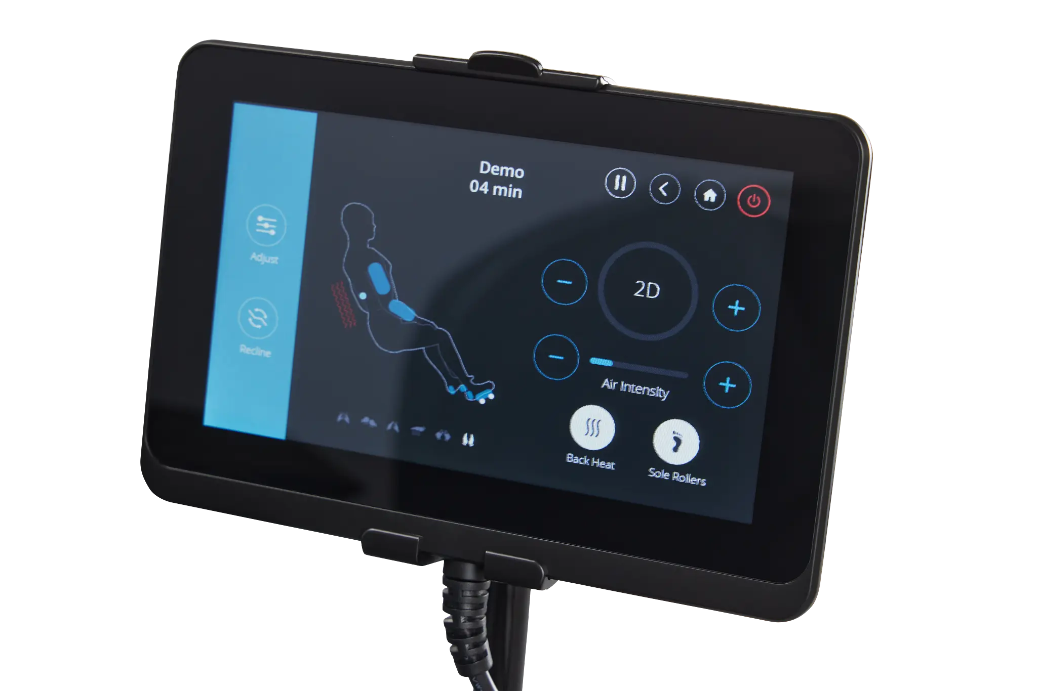 Zen Se Gray Micro Massage Chair Zen Se Gray Micro Massage Chair