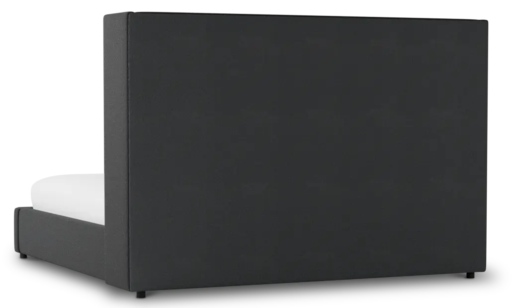 Captiva Elite Black 60" Upholstered Shelter Bed Captiva Elite Black 60" Upholstered Shelter Bed