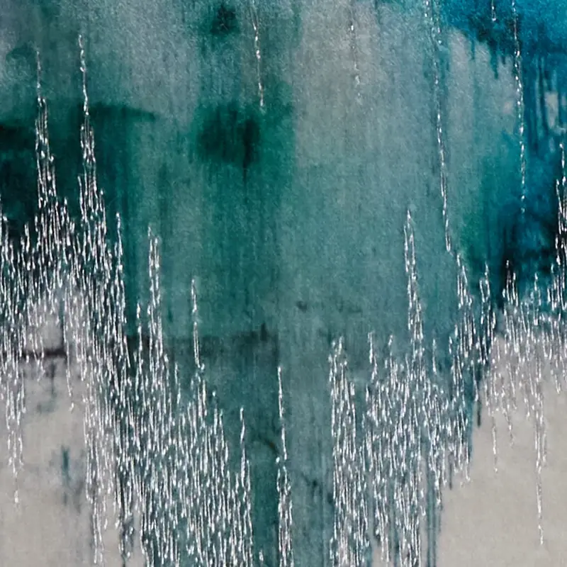 MULTI Langston Multicolored Velvet Lumbar Accent Pillow