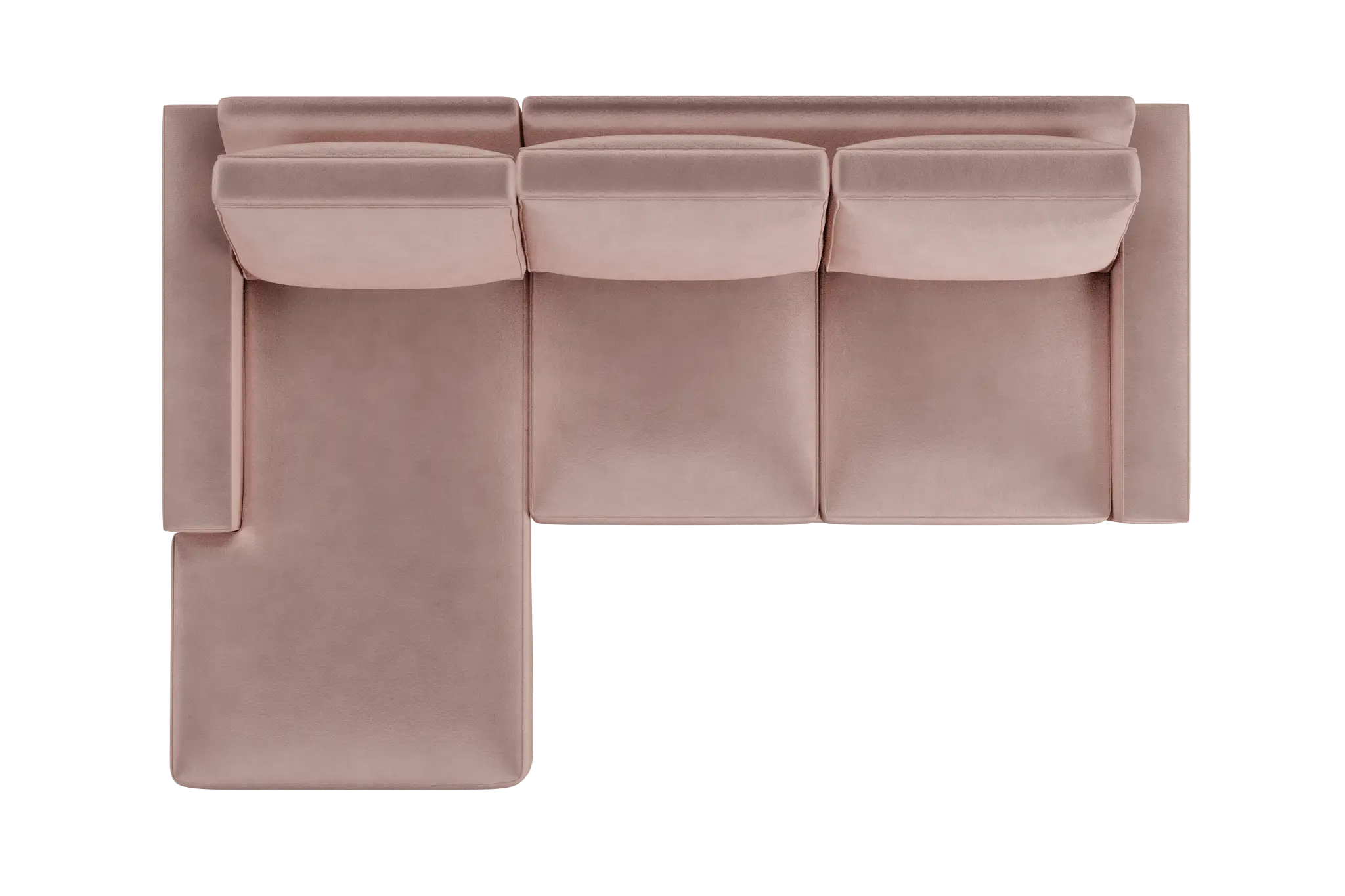 Edgewater Joya Light Pink Left Chaise Sectional Edgewater Joya Light Pink Left Chaise Sectional