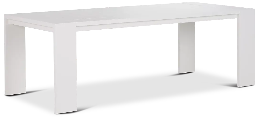 Linear White 87" Rectangular Table Linear White 87" Rectangular Table