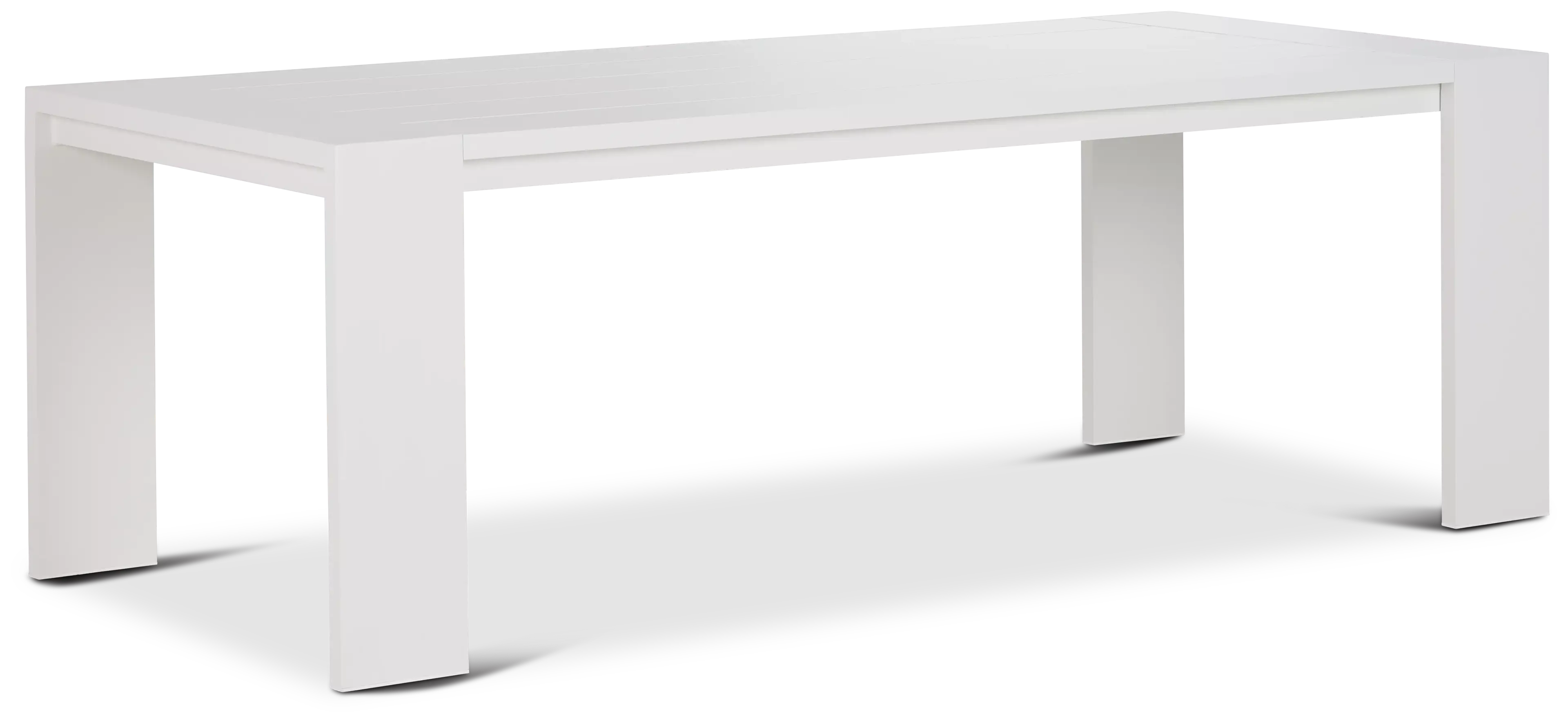 Linear White 87" Rectangular Table Linear White 87" Rectangular Table