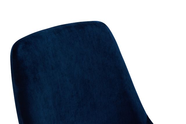 Cameo Dark Blue 27" Upholstered Barstool