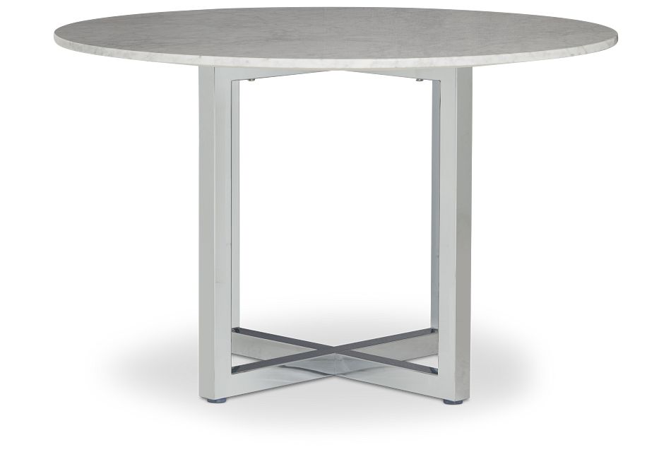 Amalfi Marble Round Table Dining Room Tables City Furniture