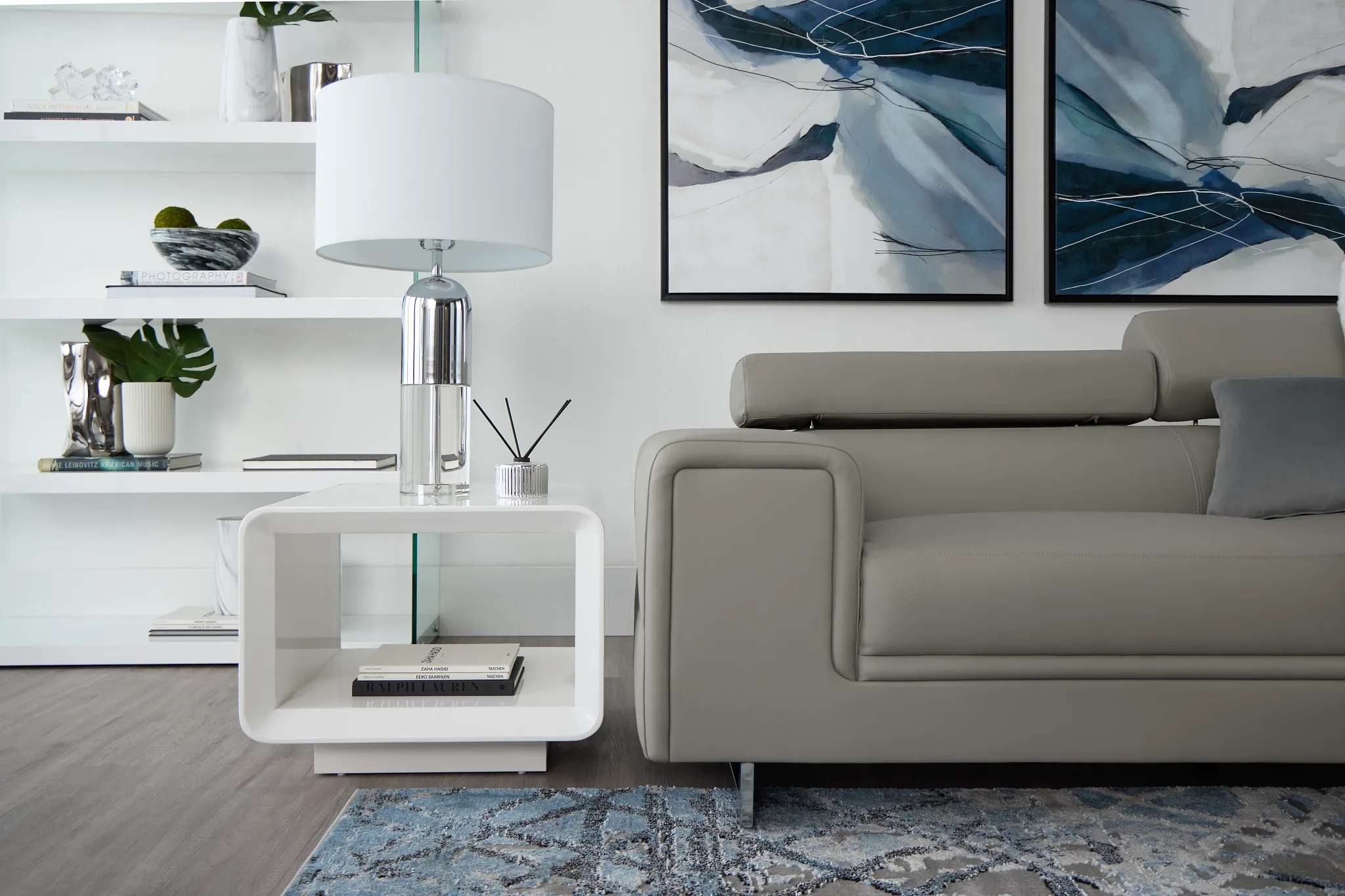 Drew Gray Micro Sofa