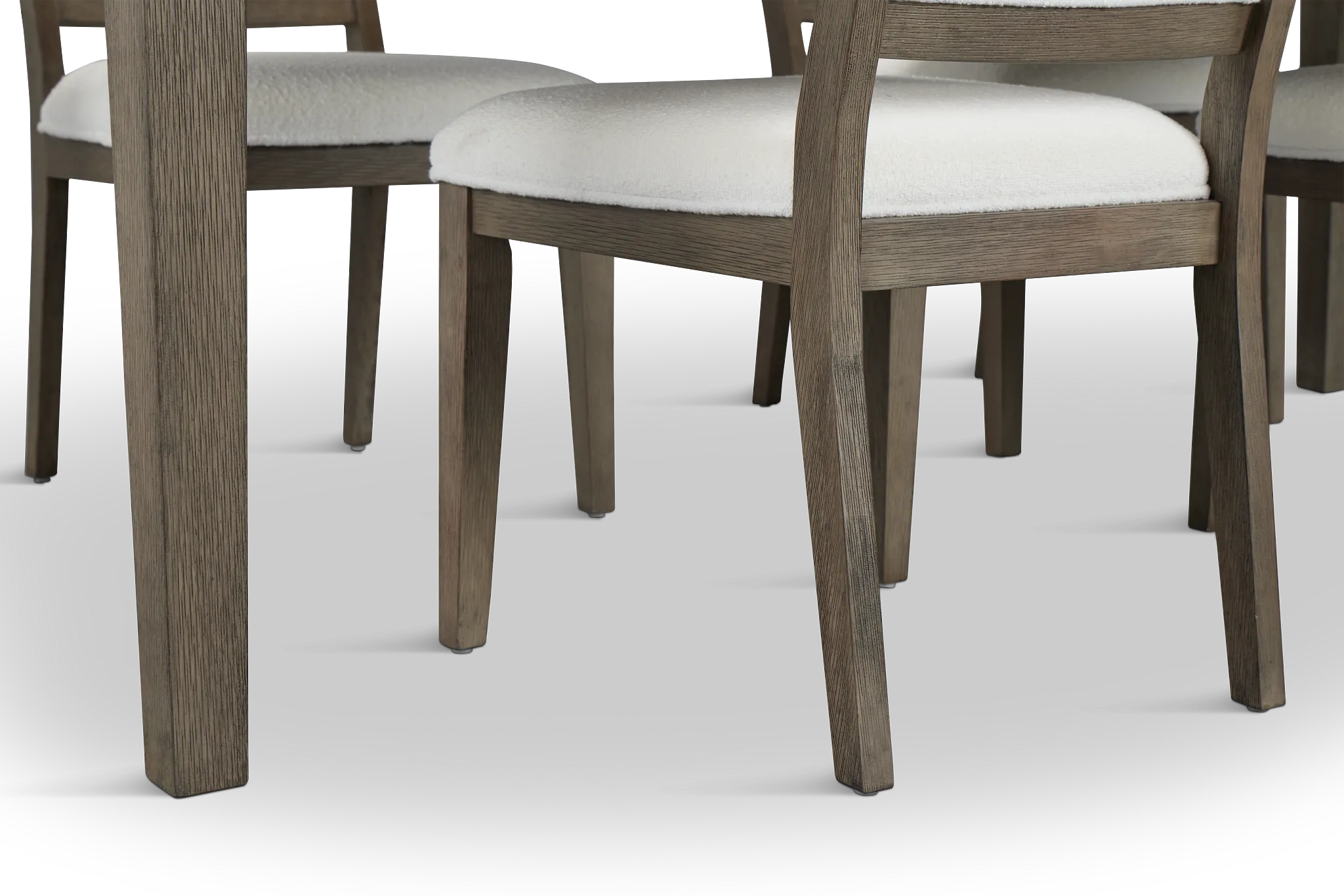 Alden Gray Rect Table & 4 Chairs