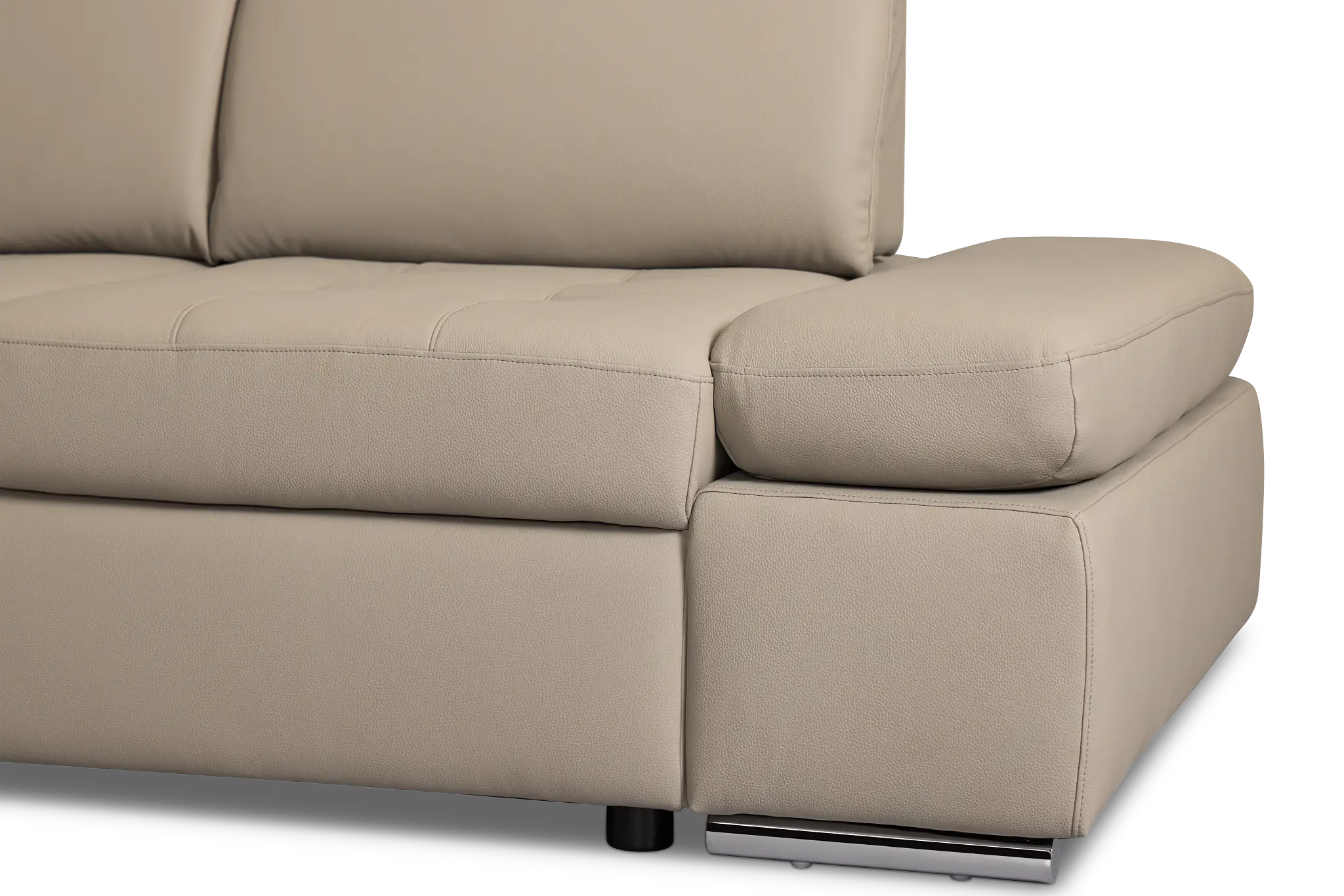 Eden Gray Micro Small 2-arm Left Sleeper Sectional Eden Gray Micro Small 2-arm Left Sleeper Sectional