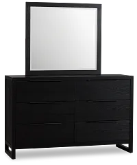 Williamsburg Black Dresser & Mirror