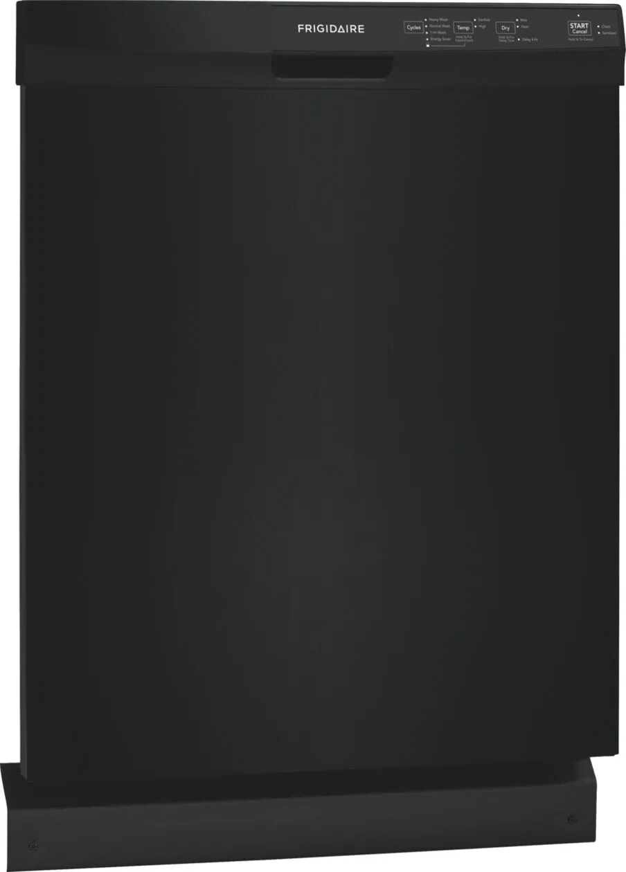 Frigidaire 4314 Series Black 24" Built In Dishwasher